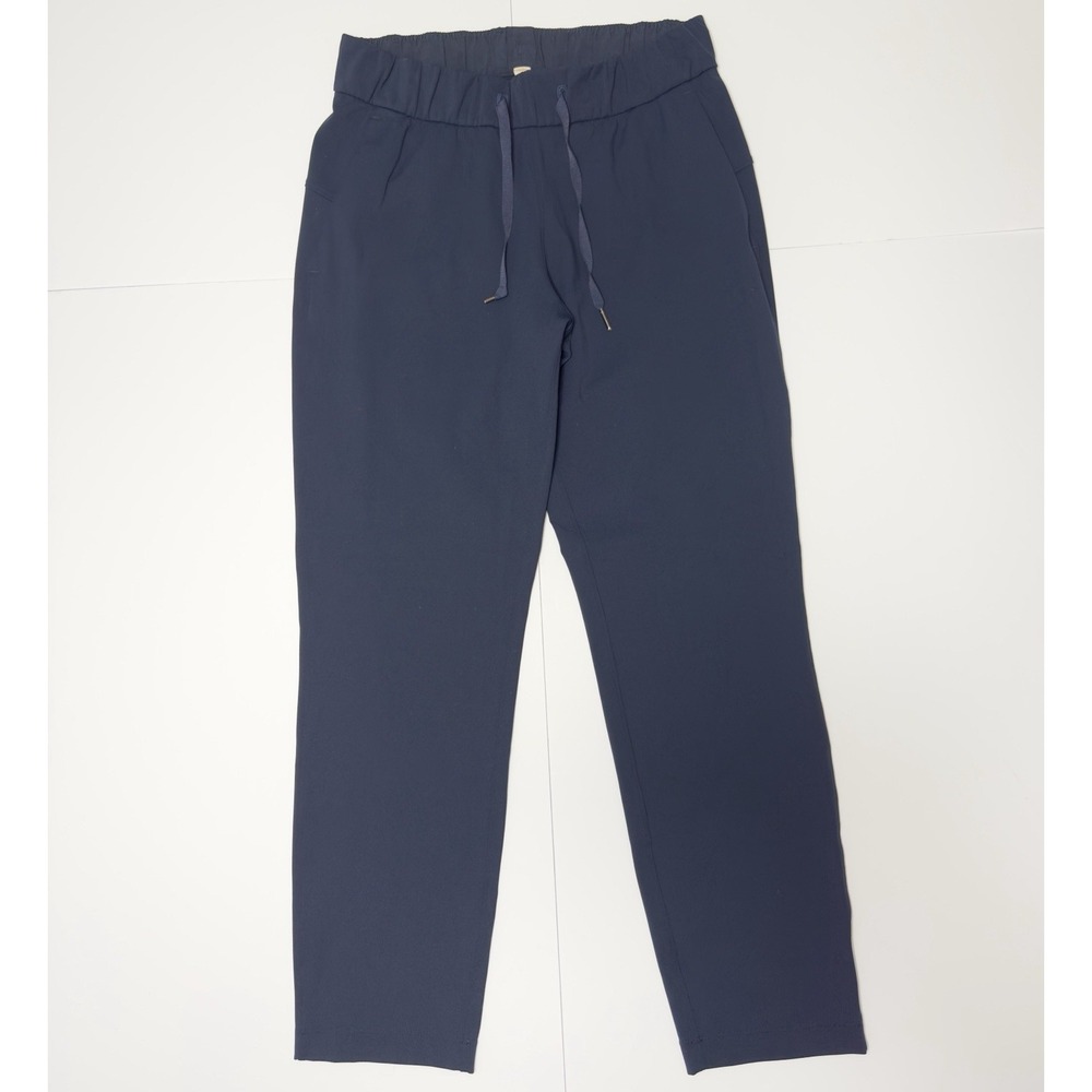 Lululemon Women's On the Fly Pant Size 6 Navy Athleisure Travel Loungewear Gym - Picture 4 of 12
